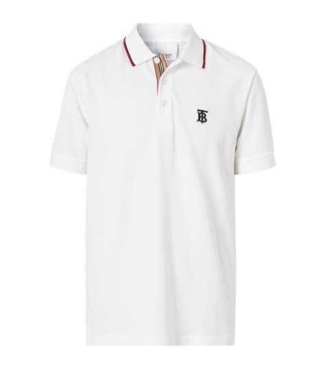 burberry womens black and white striped shirt|burberry white polo t shirt.